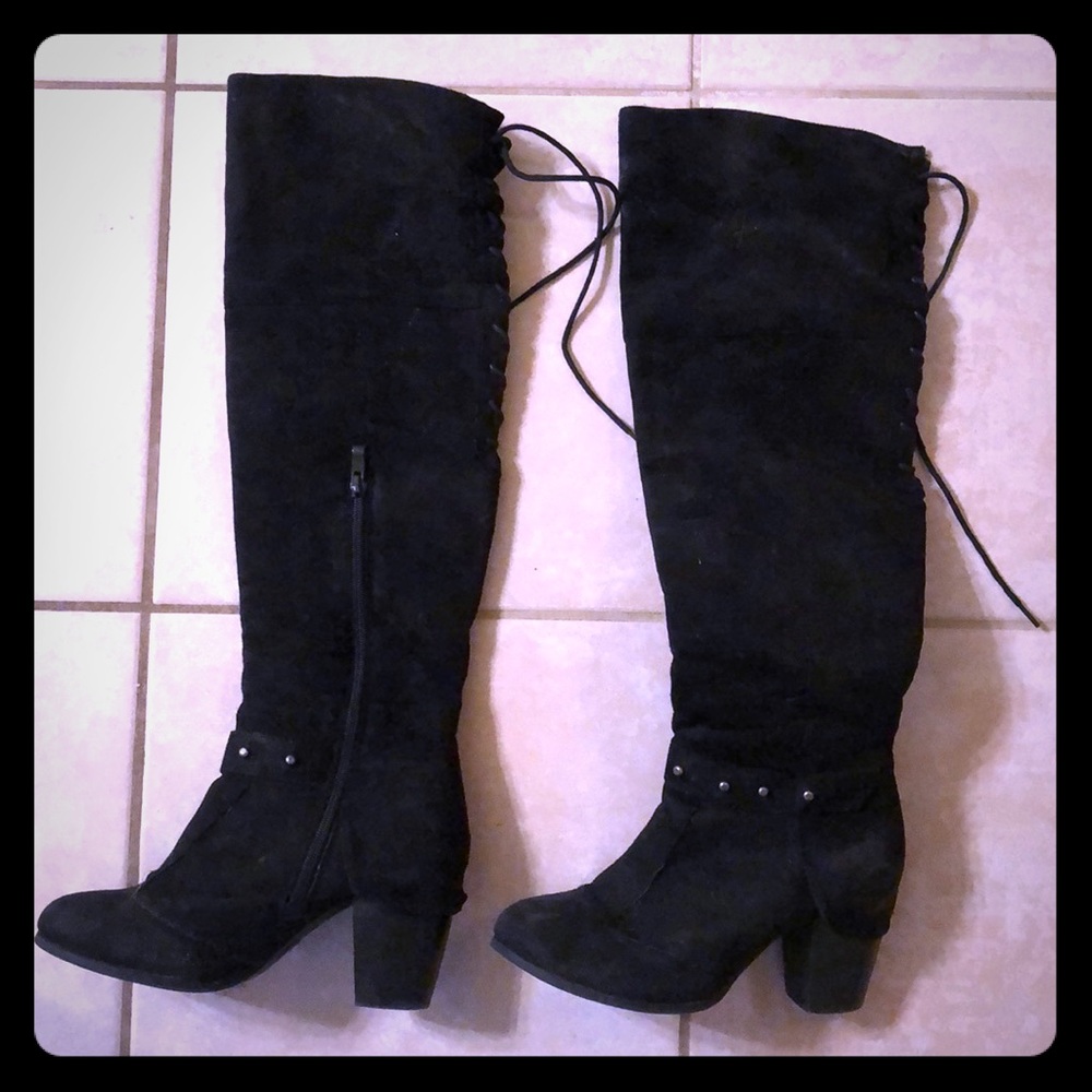 Knee high boots